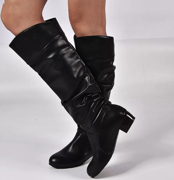 Women's Winter Long Flat Boots