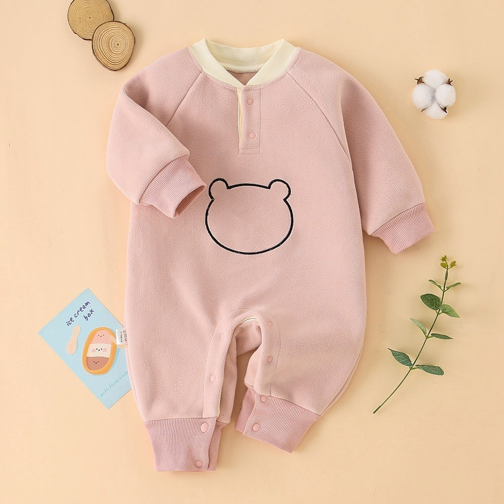 Printemps, automne, Jeux olympiques d'hiver Des vêtements d'extérieur en polaire précieux pour bébé
