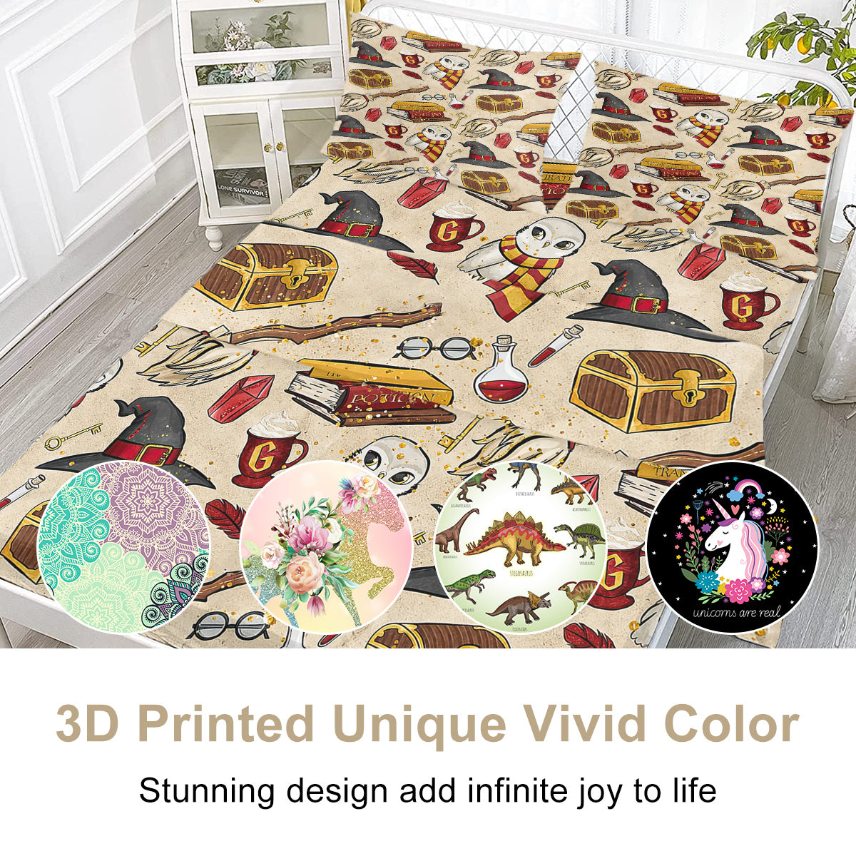 Ensemble de draps 4PCS Halloween