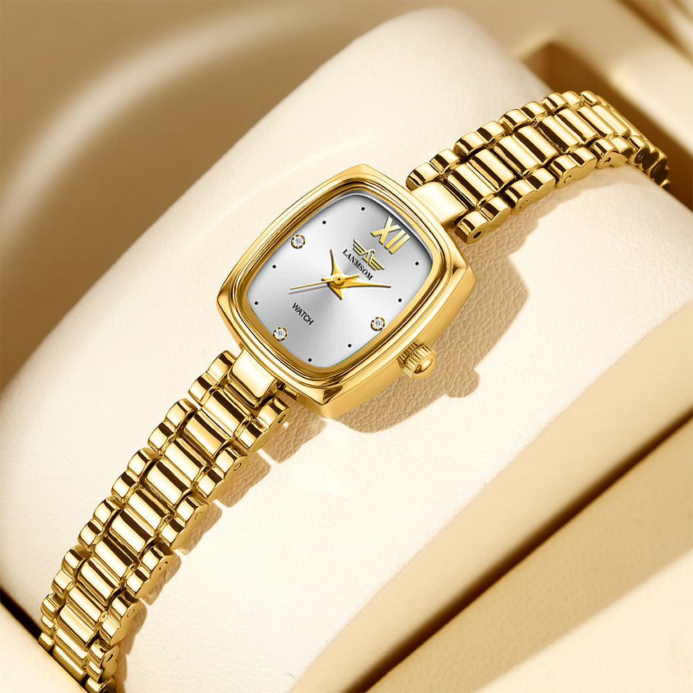 Montre Niche Vintage Petite Gold pour femmes