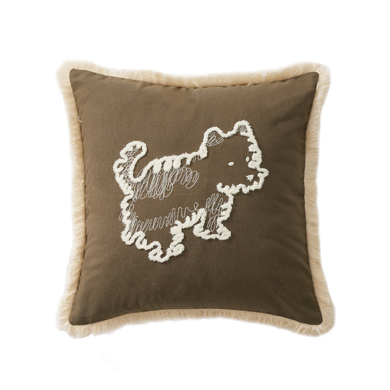 Homestay-style Canapé Salon Toile de coton Oreillers jet
