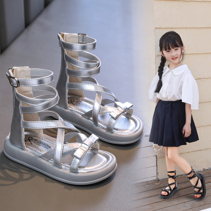 Chaussures d'été à la mode pour petites princesses et filles