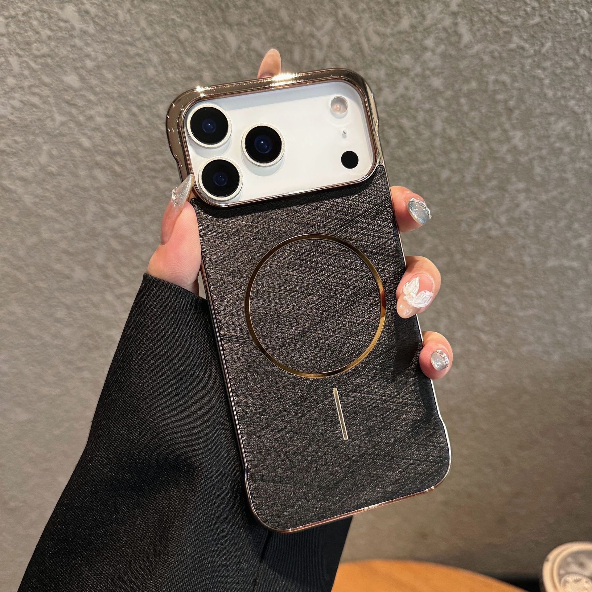 Cas de téléphone magnétique sans cadre