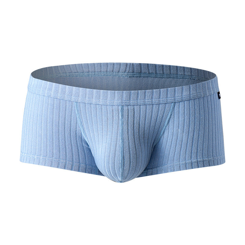 Homme faible taille Un seul calque U convex Boxer Short sport respirant