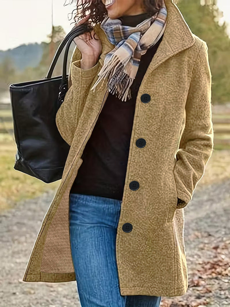 Manteau de laine pour femmes en automne et hiver d'Amazone