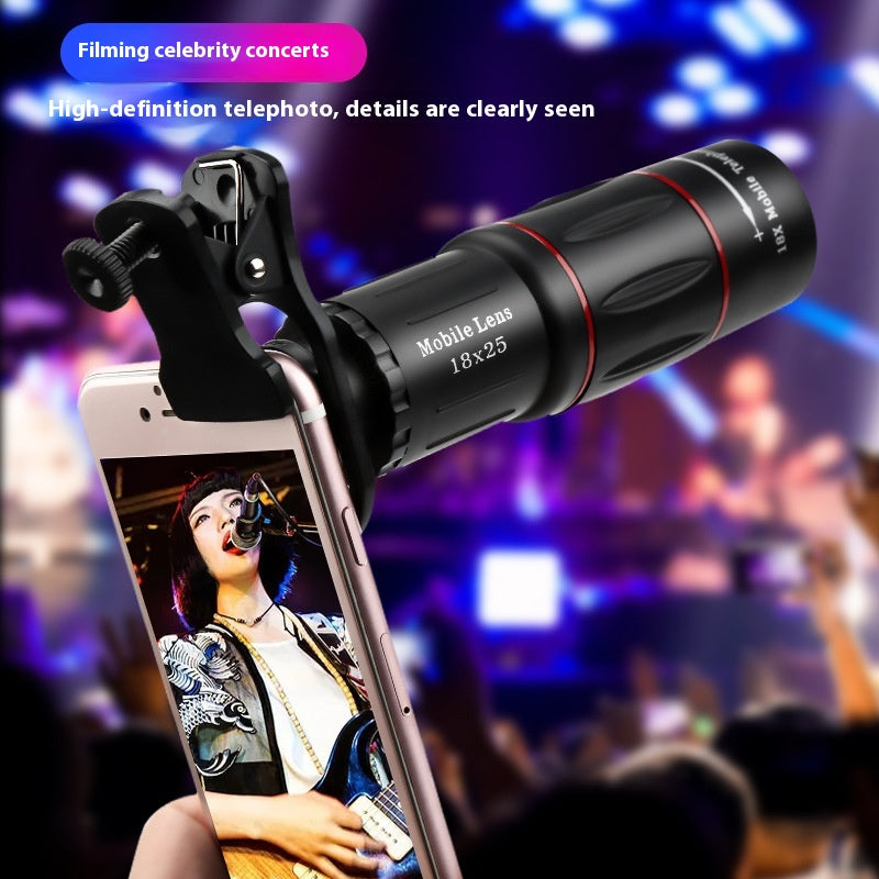 18x High Definition External Telephoto Lens for Mobile Phones