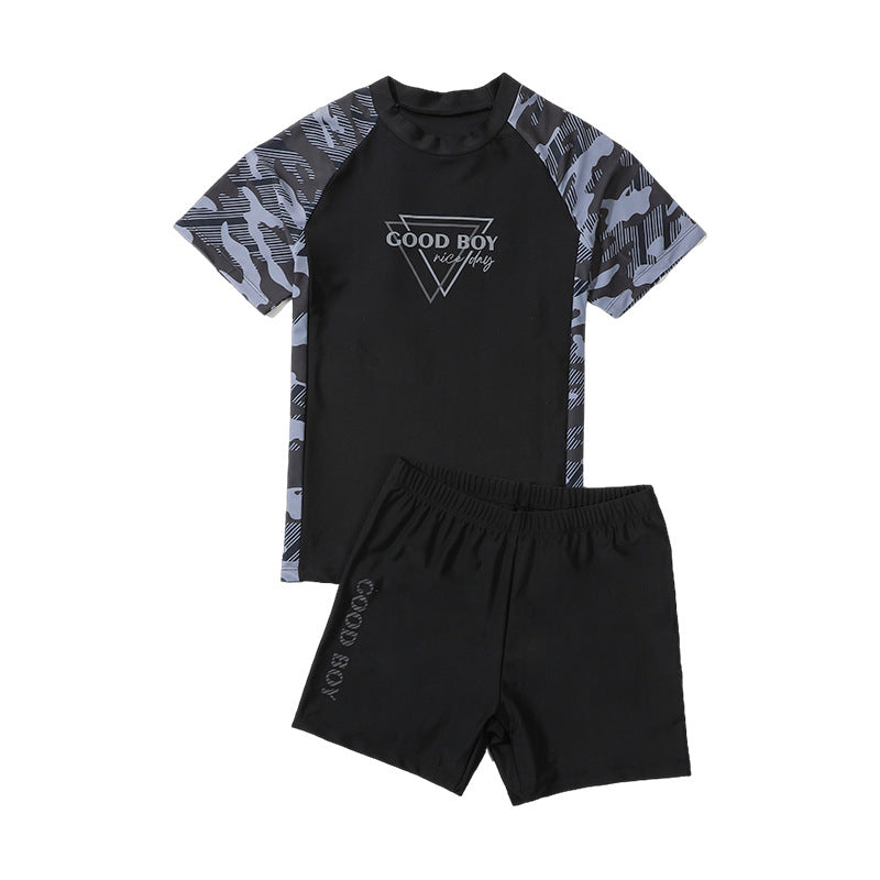 Maillots de bain pour enfants Garçons Big Children Split Fat Children's Big Children's Spring Natation