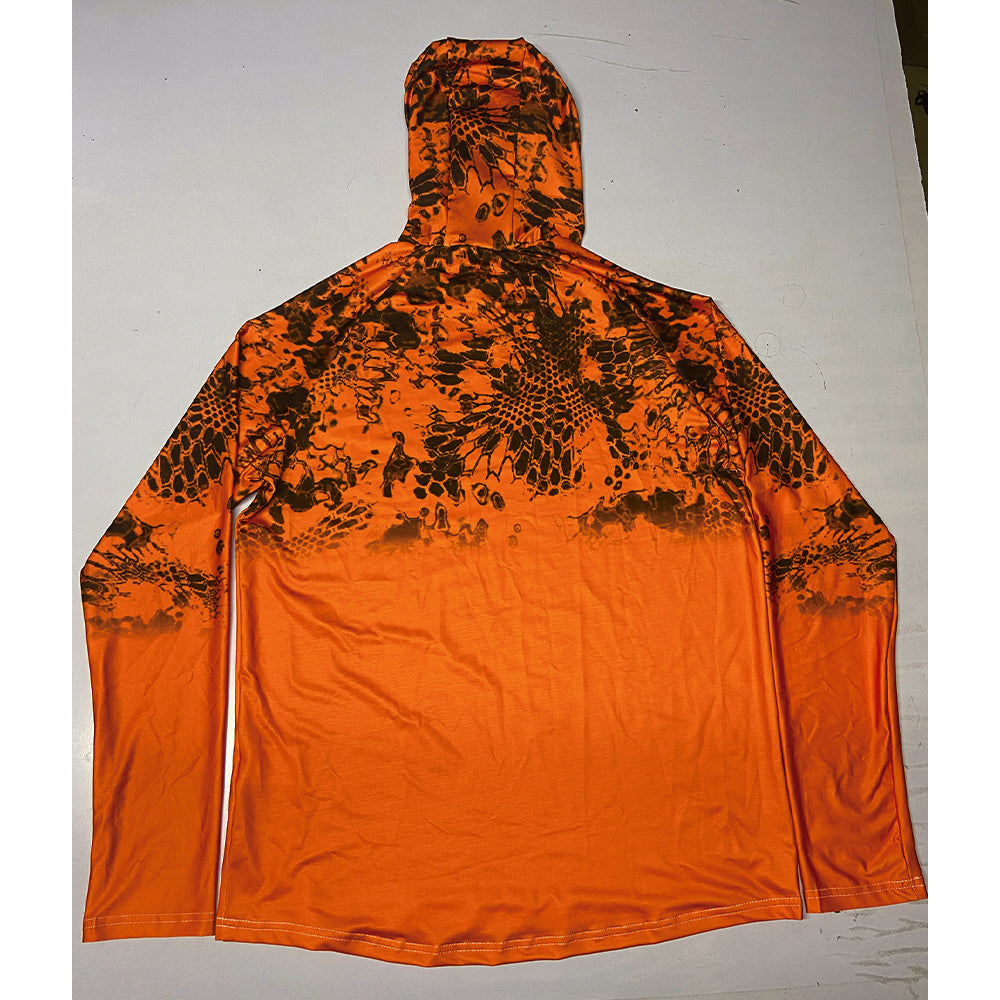 Pêche Hoodie voile chemise Surf couverture visage cou été hommes longue manches chasse Jersey
