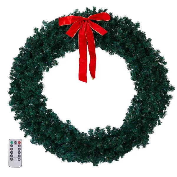 60in Pré-éclairée couronne de Noël