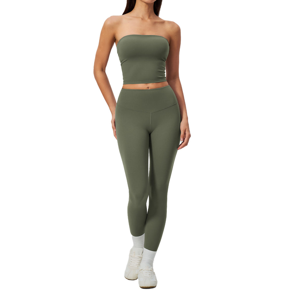 Ensemble de costumes de yoga sans bracelet de sport