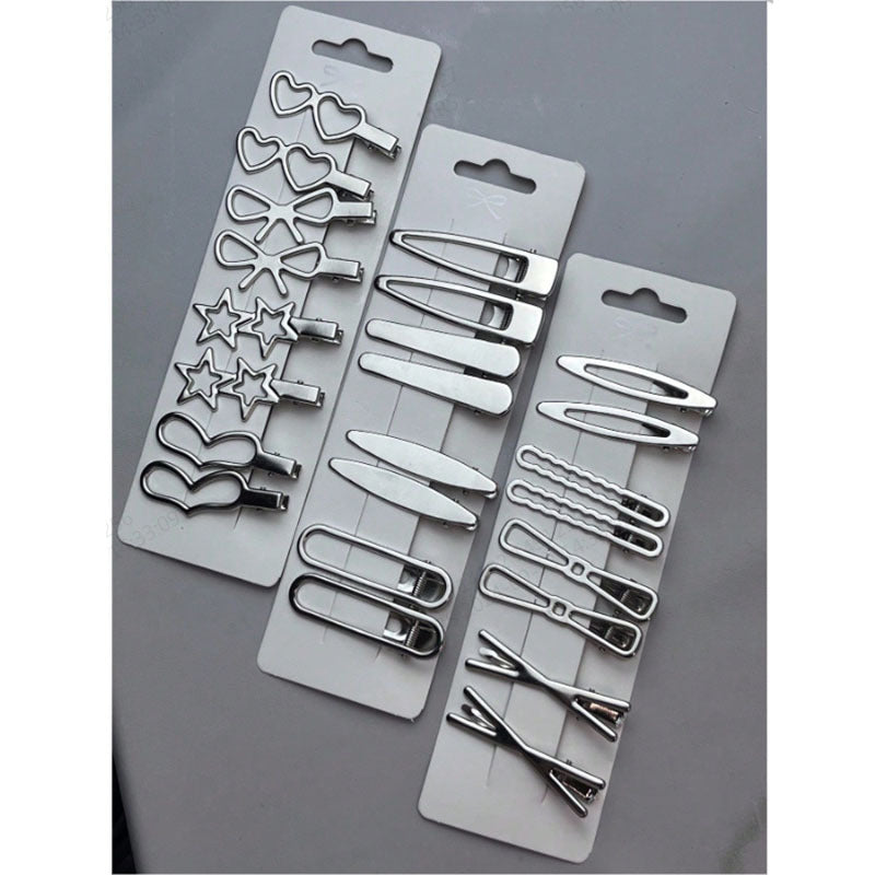 Lot de strass en forme de coeur, 24 pièces, lettre Duckbill