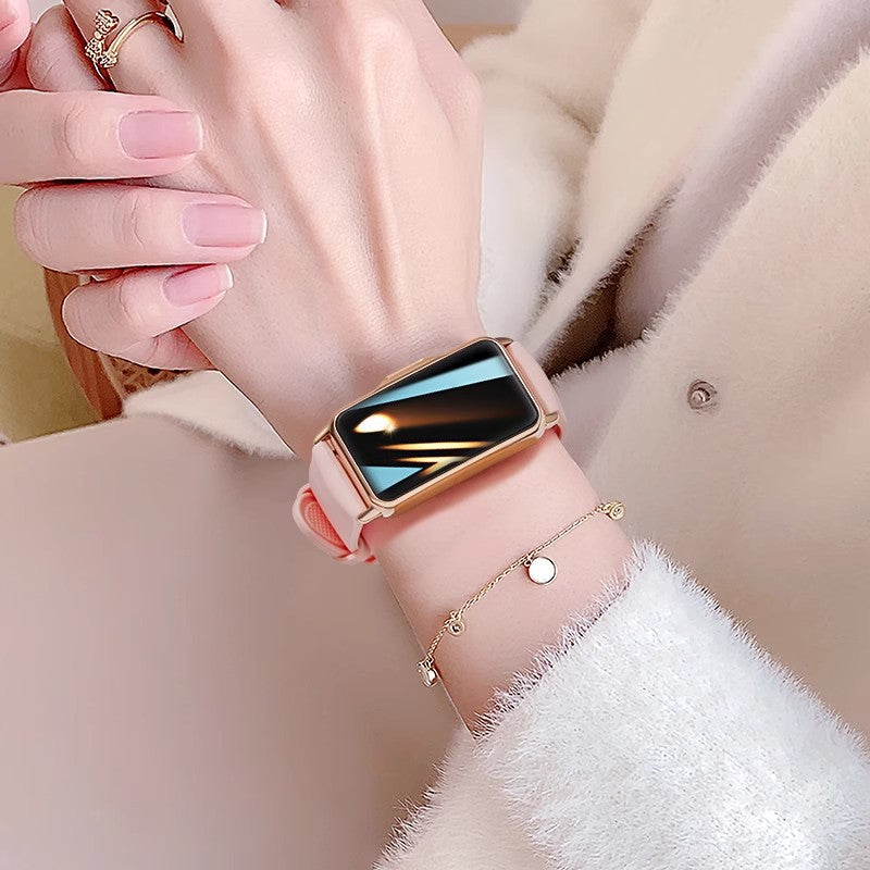 Femmes Smart Bracelet Design Fashionable Surveillance de la fréquence cardiaque