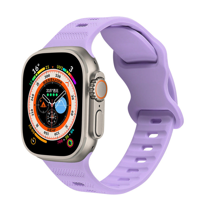 Couple Solid Color Montres de sport monochrome bracelet en silicone