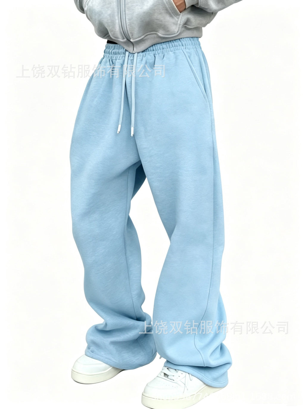Pantalons de piste lisses pour hommes