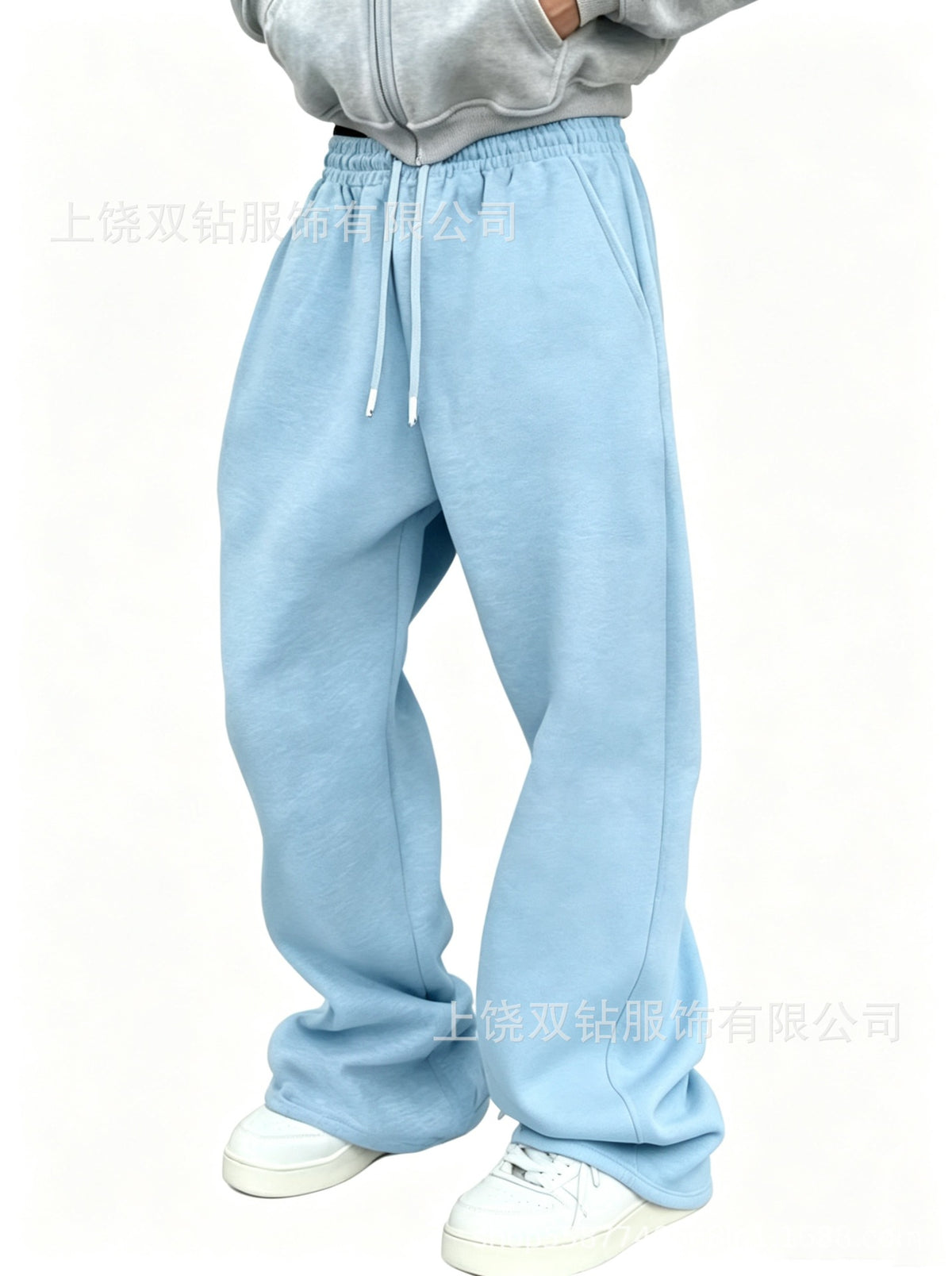 Pantalons de piste lisses pour hommes