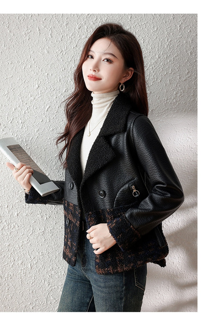 Manteau de fourrure d'hiver perdre plus de taille veste pour les femmes