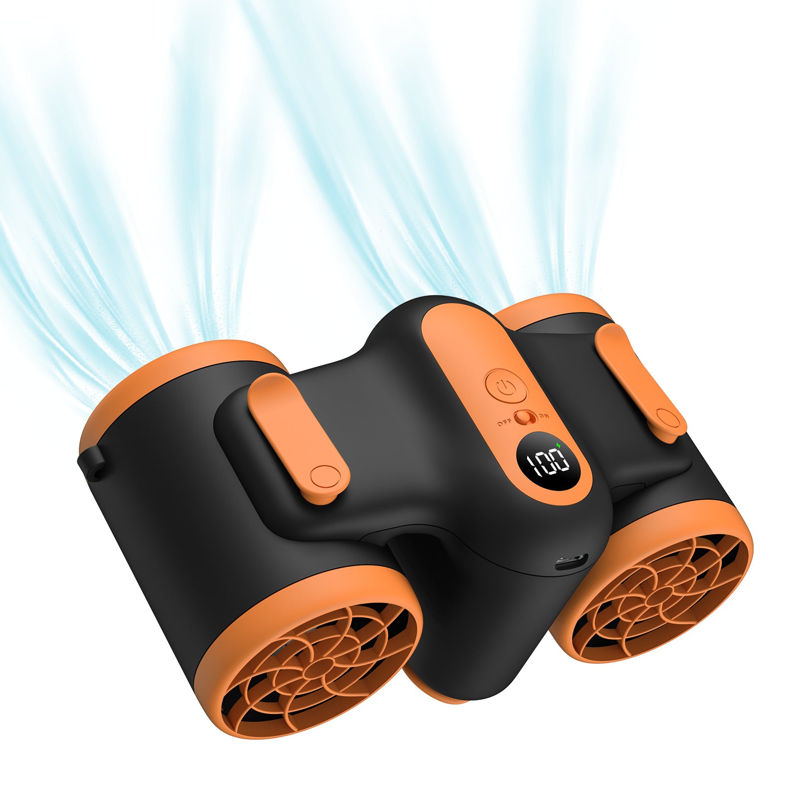 Mini ventilateur de taille Orange