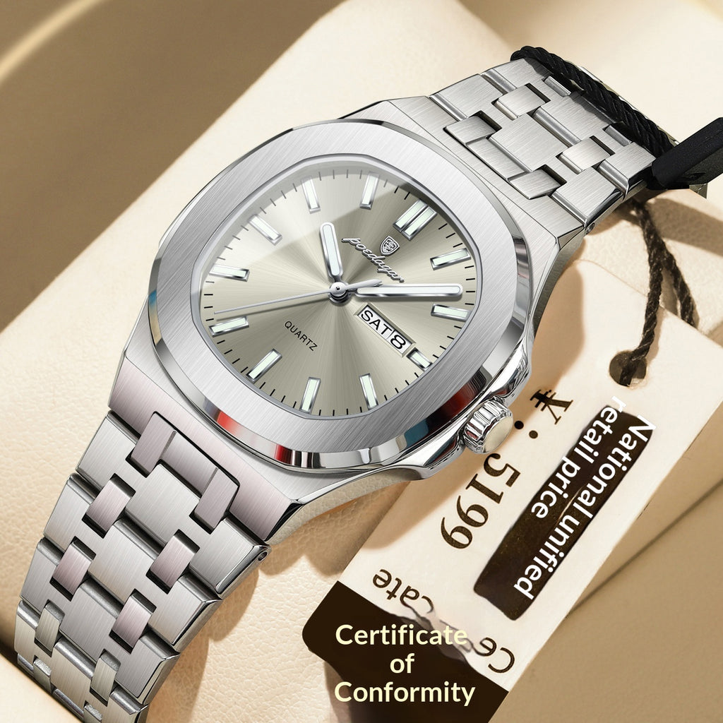 Montre ultra-mince avec étanche Et caractéristiques lumineuses