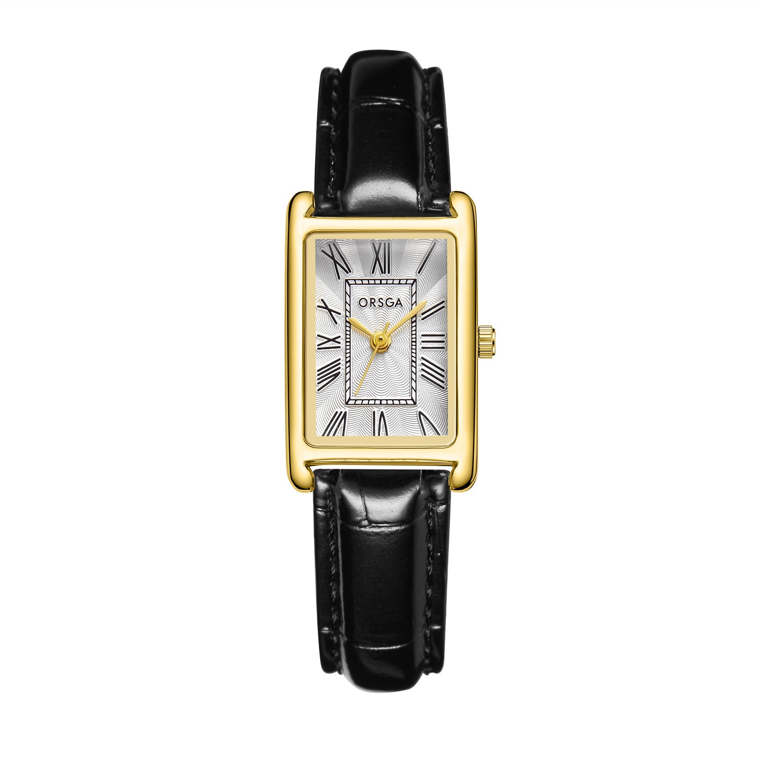 Montre Quartz en acier carré pour femmes mode