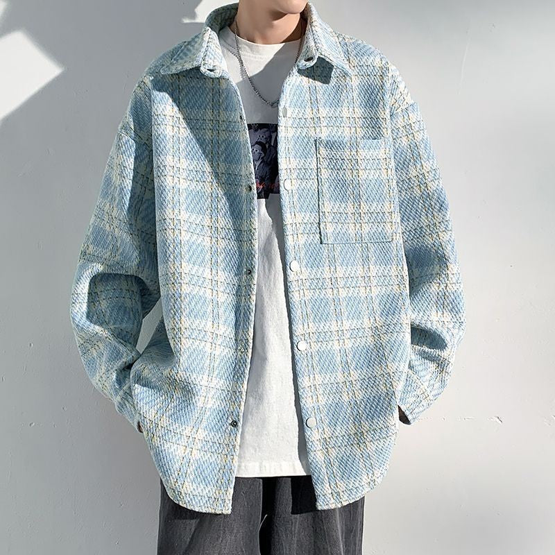 Beau Edgy Lapel Veste pour hommes qui allume la tête sur la rue