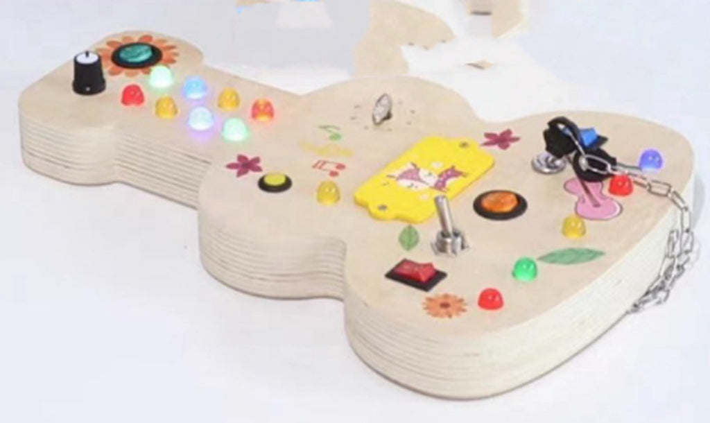 Éducation de la petite enfance Simulation volant de voiture avec interrupteur électronique Et S