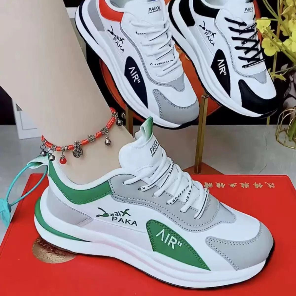 Chaussures Trendy White Sneakers Casual Et Respirant Agnes
