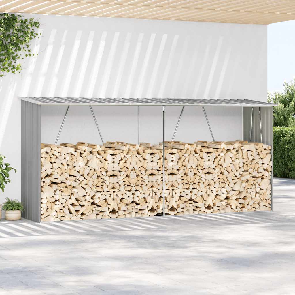 Stockage de bois de chauffage en acier galvanisé 330x stockage de bois de chauffage acier galvanisé