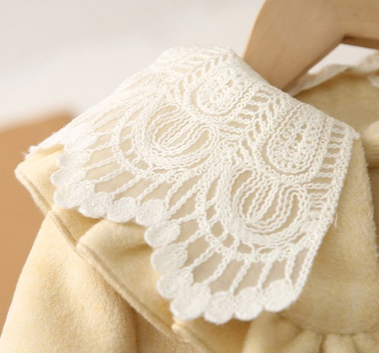 Mignon et doux laine manteau coton rembourré Veste de comptoir d'hiver Solde