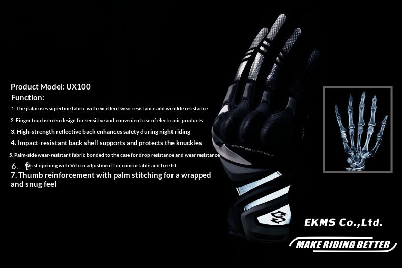 Gants de moto