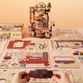 3d Puzzle artisanale Diy Assemblage Modèle Chocolate Factory Blocs de construction