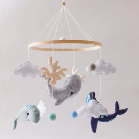 Chambre Coordination des yeux à la main Lits d'animaux Nuage de la forêt de lit de lune Bell