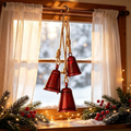 3PCS cloches de Noël rouges