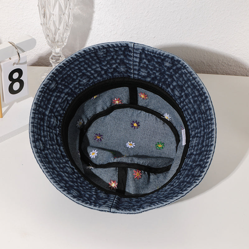 Chapeau de bateau de style rétro polyvalent de la petite fleur des femmes d'été est adapté pour Outdo