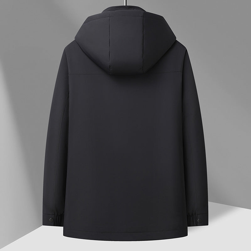 Linge amovible pour hommes Veste à capuche