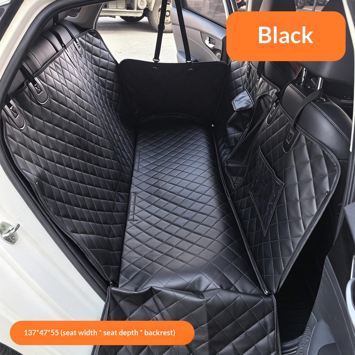 Tapis de siège de voiture en cuir animal de compagnie imperméable