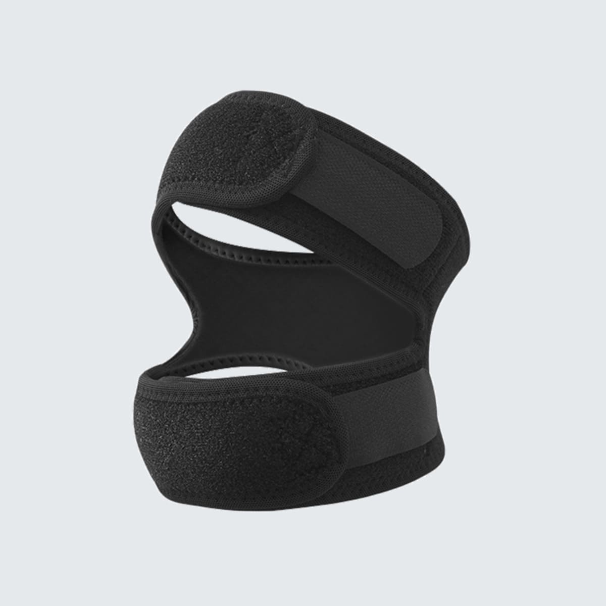 Bracelet de genou double Patella amélioré avec support de genou réglable en silicone Pad