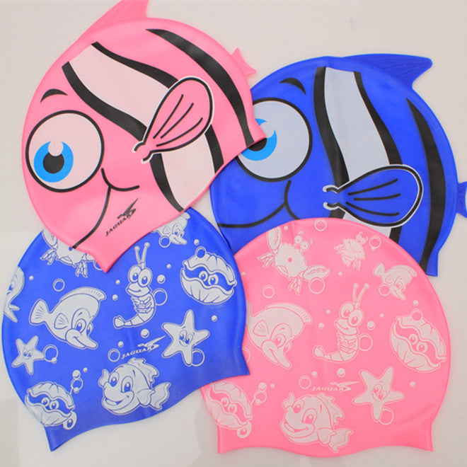 Silicone Cap de natation pour enfants Cute Caricature