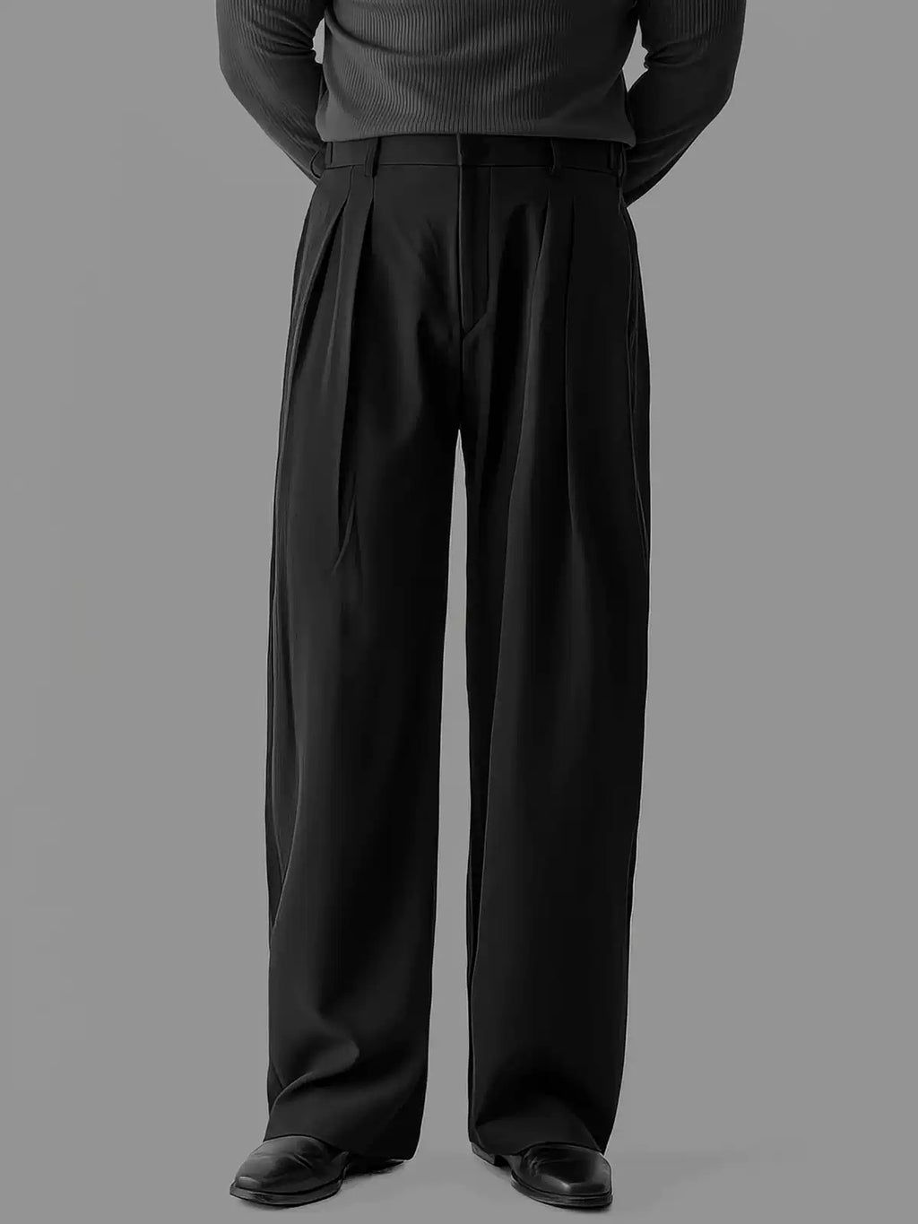 Pantalon double-pleat pour hommes