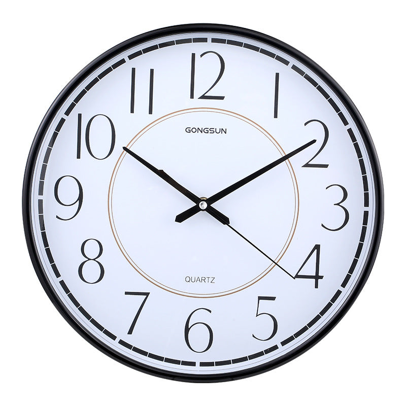 Horloge murale Bureau Simple Atmosphère nordique Accueil Mode Chambre créative Horloge ronde
