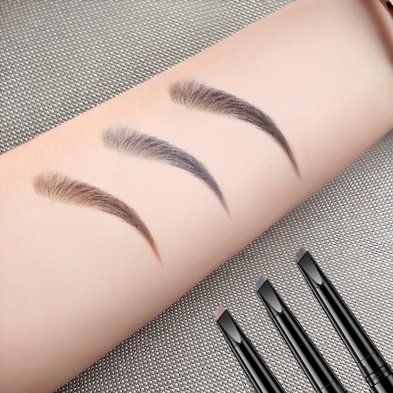 Crayon de sourcils étanche à double tête 3D multi-effets Lian