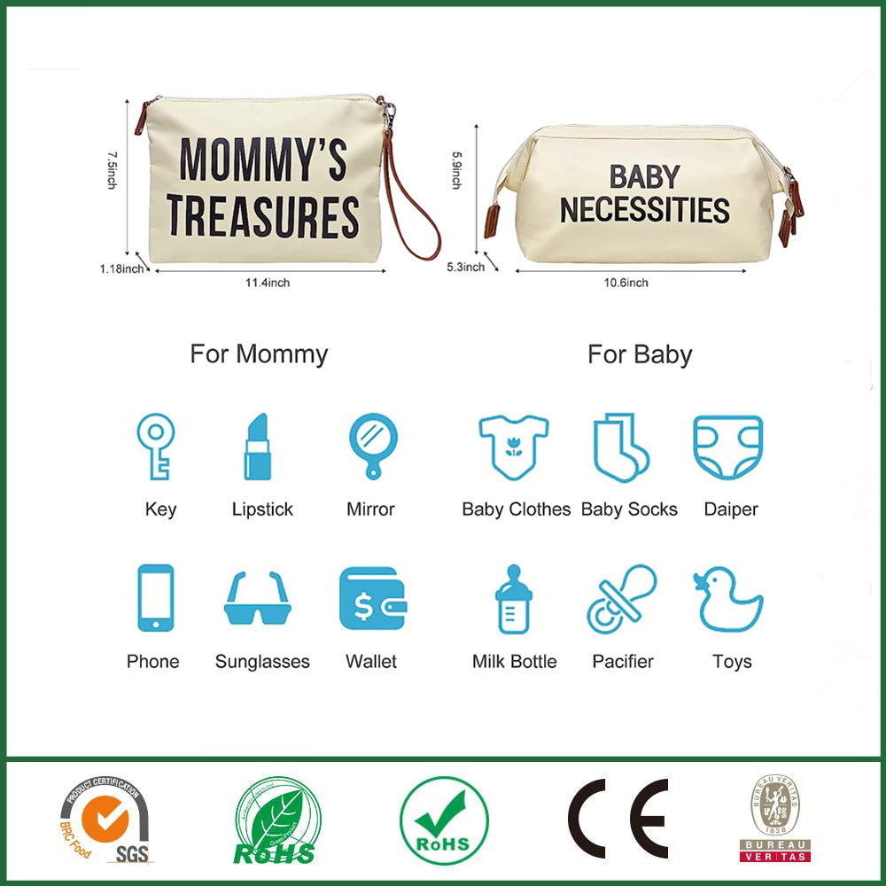 Ensemble de sacs portatifs 3 pièces pour les mamans en voyage