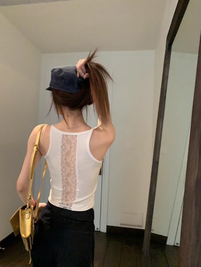Veste en dentelle pour femmes avec plateau de soutien-gorge rembourré intégré