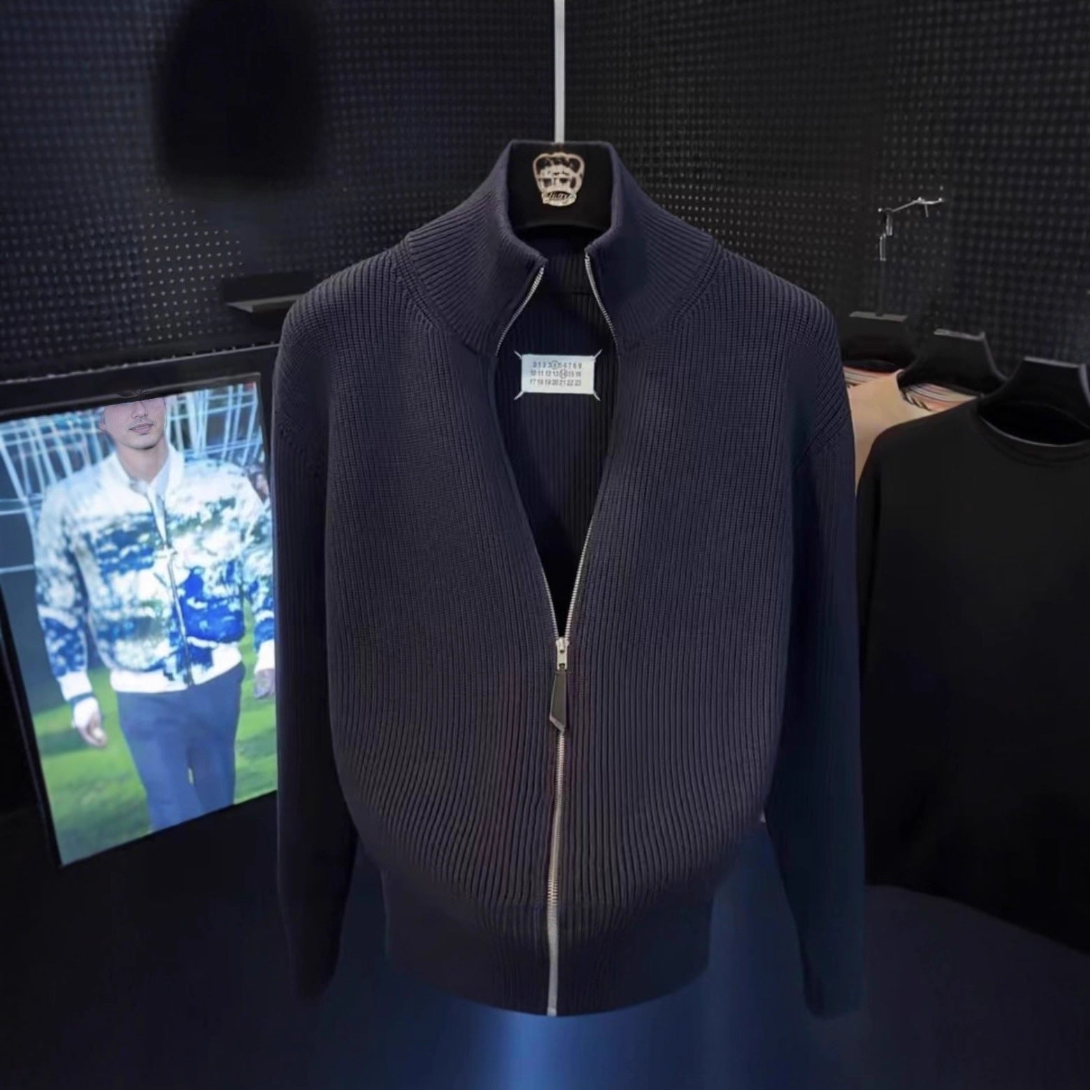 Hommes chaud printemps automne Chandail Cardigan