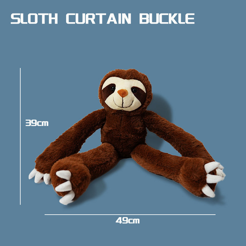 Jouet de poupée en peluche de sloth animal mignon Bradypod Plushie Poupée douce farcie pour cadeaux de Noël