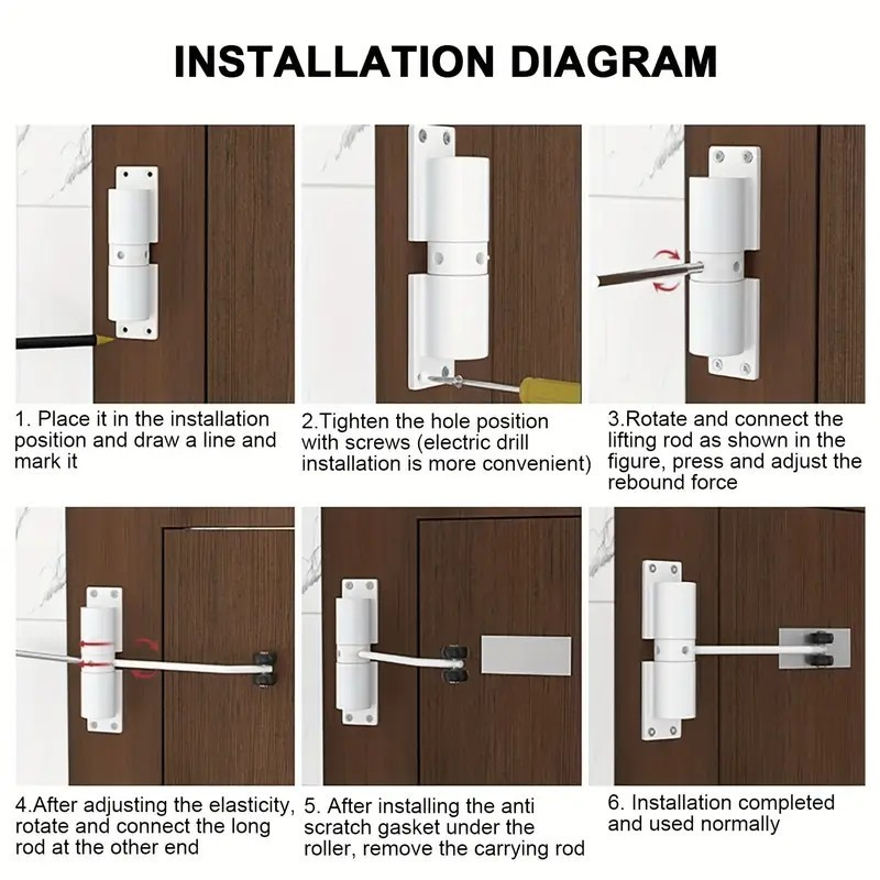Fermer les portes Environnements à haute utilisation Design polyvalent Vitesse de fermeture personnalisable