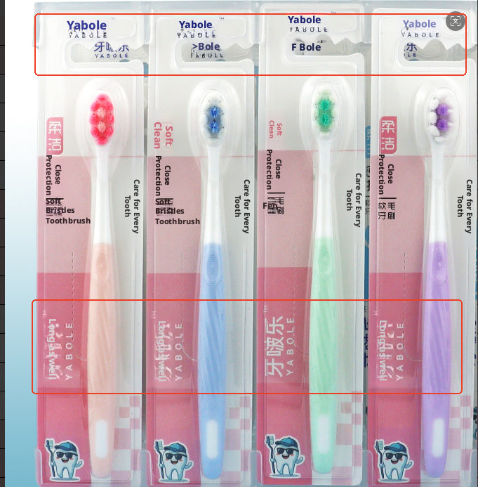 Adult soft silk toothbrush-purple-pp+tpr-1