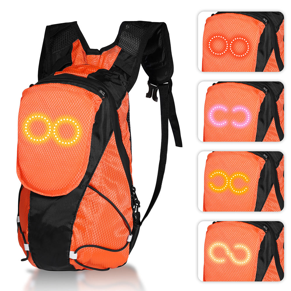 Sac à dos LED coloré et élégant avec effets d'éclairage dynamique synchronisés de la musique