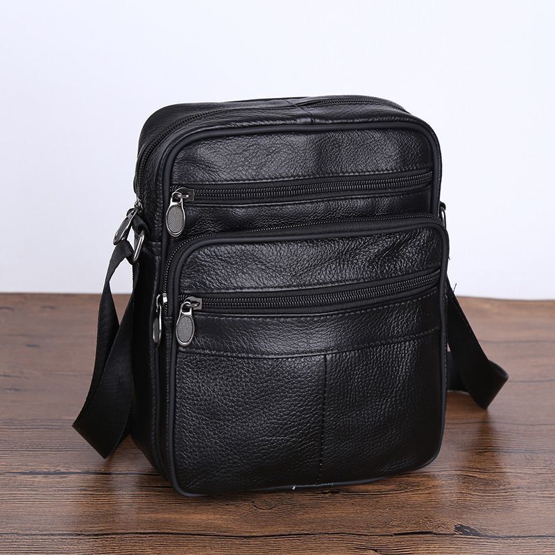 Sac d'épaule en cuir homme Casual et élégant design de corps croisés