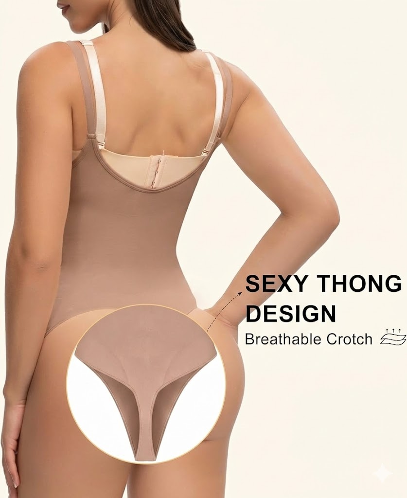 Open Bust Shapewear Tummy Control bodys for Women Seamless Compression High Waisted Bo
