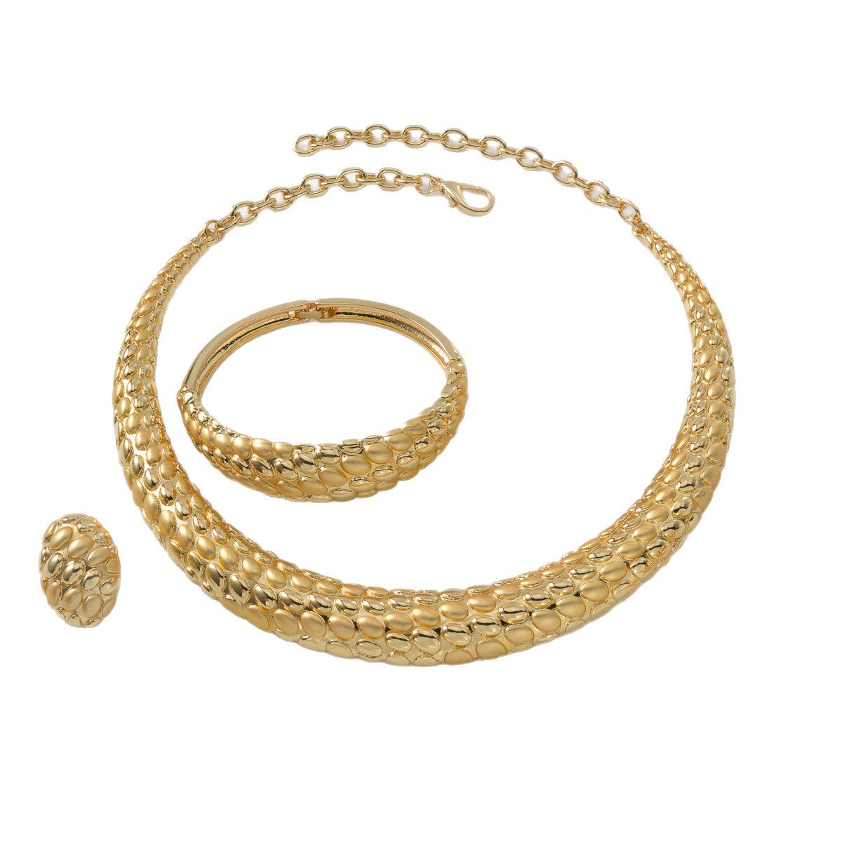 Collier Boucles d'oreilles Bracelet et bague